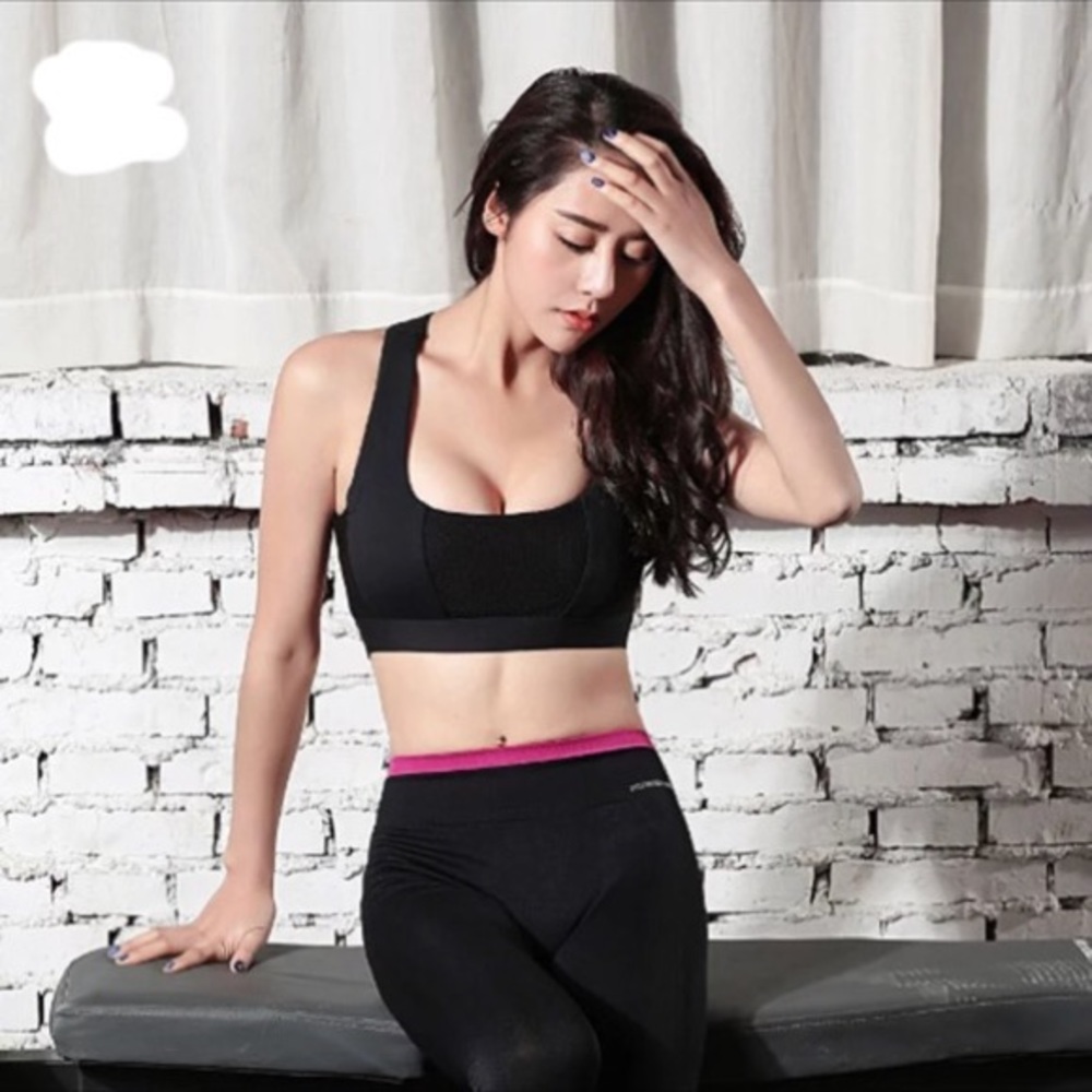 Activewear Sports Bra Crop Top Exercise Gym Yoga - Picture 3 of 6